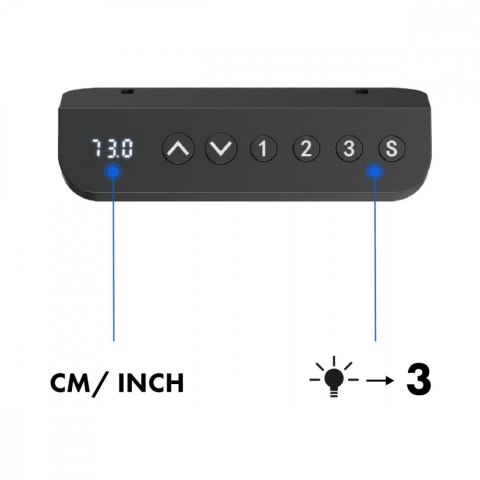 Ergo Office Biurko elektryczne ER-400W, regulacja