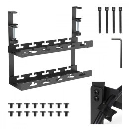 Maclean Organizer podbiurkowy na kable MC-104 B