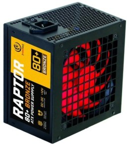 Zasilacz Rebeltec Raptor 600W, 80+ BRONZE, APFC, SINGLE RAIL 12V, DC-DC, 120mm FAN SILENT