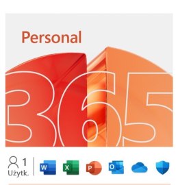 Microsoft 365 Personal 1Y 1U Win/Mac 32/64bit MICROSOFT EP2-32306 Do użytku domowego 1