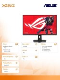 Asus Monitor 31.5 cala XG32UCG ROG 4K UHD 0.03 HDMI DP USB