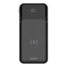 Savio Powerbank bezprzewodowy 10000 mAh, BA-09