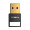 Unitek Adapter Bluetooth 5.3 BLE, USB-A, EDR, 30m, CZARNY ;B105B