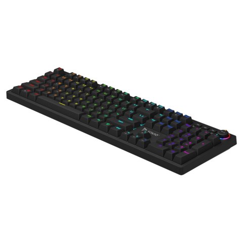 Savio Klawiatura mechaniczna STYX Outemu Brown Hot Swap RGB