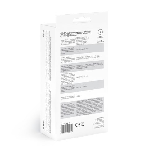 Savio Power bank 30000 mAh, BA-10