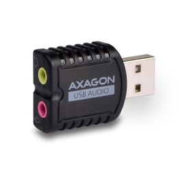 AXAGON ADA-10 Zewnętrzna karta dzwiękowa MINI, USB 2.0, 48kHz/16-bit stereo, USB-A