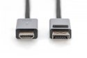 Digitus Kabel adapter DisplayPort - HDMI 4K 30Hz DP/HDMI M/M 1m