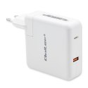 Qoltec Ładowarka GaN FAST 108W | 5-20V | 3-4.7A | USB C | Biała