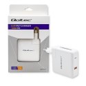 Qoltec Ładowarka GaN FAST 108W | 5-20V | 3-4.7A | USB C | Biała