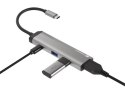 Natec Stacja dokująca Multi Port Fowler Slim USB-C PD, 2x USB 3.0, HDMI 4K