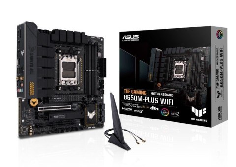 Asus Płyta główna TUF GAMING B650M-PLUS WIFI AM5 4DDR5 HDMI mATX