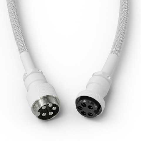 Glorious Gaming GLO-KB-ACC-CBL-COIL-GWHT kabel klawiatury/myszy Biały 1,4 m