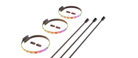 Zestaw HYTE LS10 qRGB Light Strips (3 Stück)