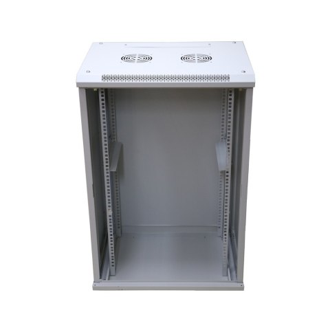 Extralink Szafa rack 18U 600x450 Szara montowana na ścianie