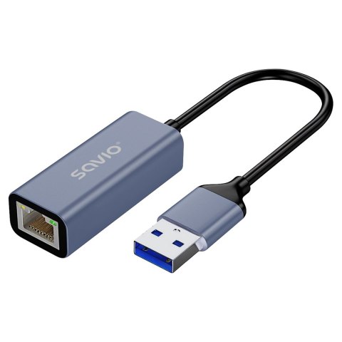 SAVIO ADAPTER USB-A - RJ-45 GIGABIT ETHERNET AK-83