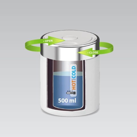 Termos obiadowy 500 ml MR-1649-50-WHITE MAESTRO