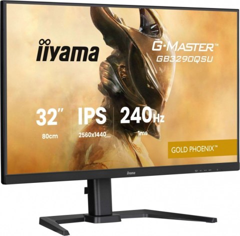 IIYAMA Monitor 32 cale GB3290QSU-B1 1ms,IPS,240Hz,2xHDMI,DP,400cd,1000:1, USB HUBx4, 2x2W, HAS,