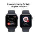 Apple Watch SE 3 GPS koperta 44 mm z aluminium w kolorze północy, pasek sportowy w kolorze północy - rozmiar S/M