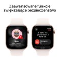 Apple Watch Series 11 GPS, koperta 42 mm z aluminium w kolorze różowego złota, pasek sportowy w kolorze łagodnego różu - rozmiar S/M