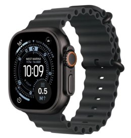 Apple Watch Ultra 3 GPS + Cellular, koperta 49 mm z tytanu w kolorze czarnym, pasek Ocean w kolorze czarnym