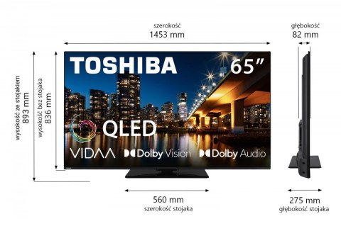 Toshiba Telewizor QLED 65 cali 65QV3463DG