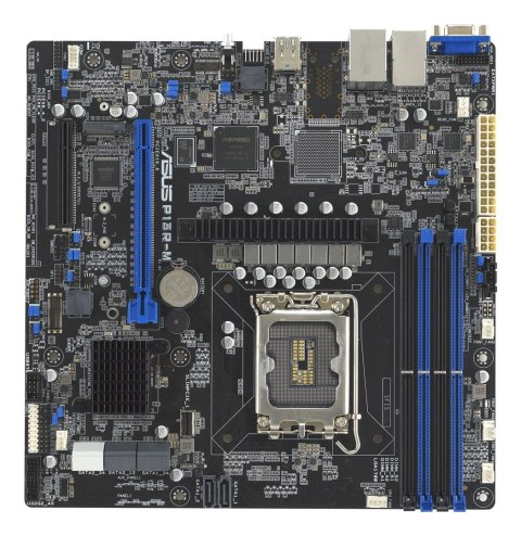 Płyta główna Asus P13R-M 1x LGA1700 Intel Xeon E-24XX C262 (4xDIMM, 8x SATA, 1xM.2, 2x1GbE, ASMB11-iKVM, mATX)