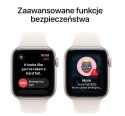 Apple Watch SE 3 GPS+Cellular koperta 40 mm z aluminium w kolorze księżycowej poświaty, pasek sportowy w kolorze księżycowej poświaty 