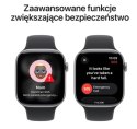 Apple Watch Series 11 GPS koperta 46 mm z aluminium w kolorze gwiezdnej szarości, pasek sportowy w kolorze czarnym - rozmiar M/L