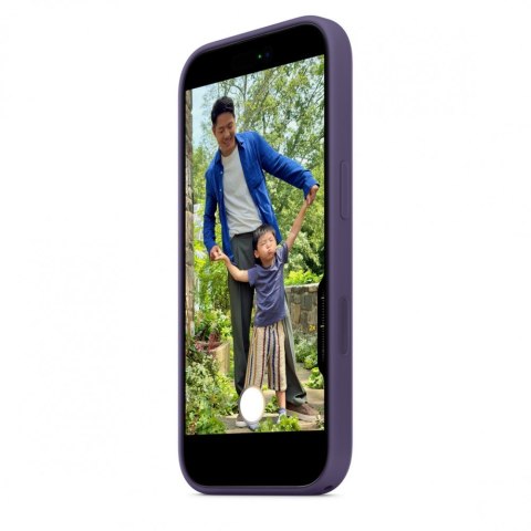 Apple Etui silikonowe z MagSafe do iPhonea 17 - mleczny fiolet