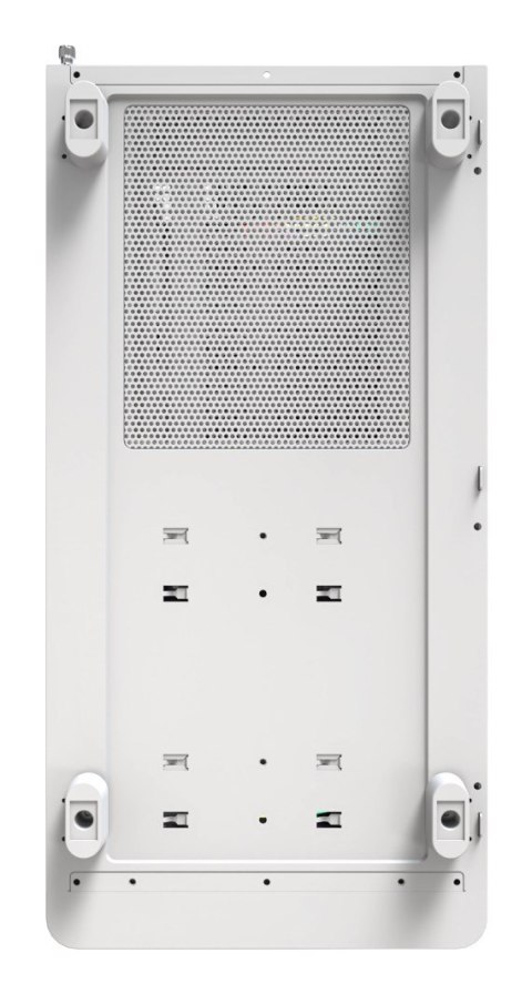 Drewniana obudowa PC Montech XR, Midi-Tower, ATX, ARGB, Szkło hartowane - biała