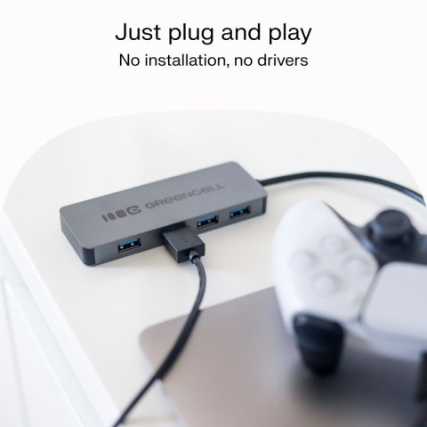 Green Cell HUB Basic USB-A do 4x USB-A 3.0