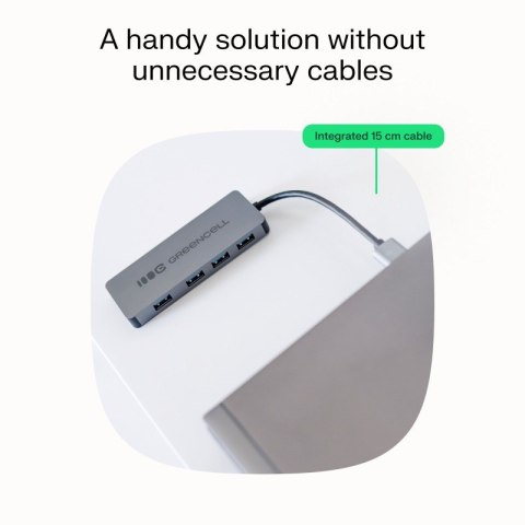 Green Cell HUB Basic USB-A do 4x USB-A 3.0