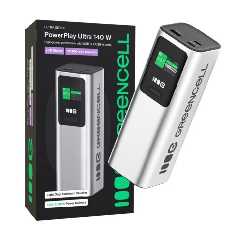 Green Cell Powerbank 25200mAh 140W PD
