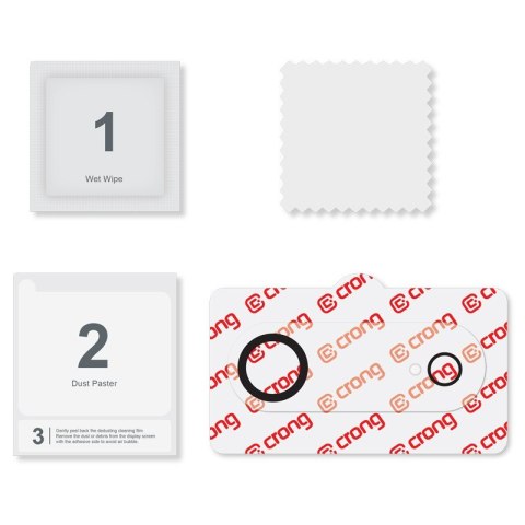 CRONG Lens Shield - Szkło na aparat i obiektyw iPhone 17 Air