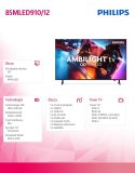 Philips Telewizor 85 cali MiniLED 85MLED910/12
