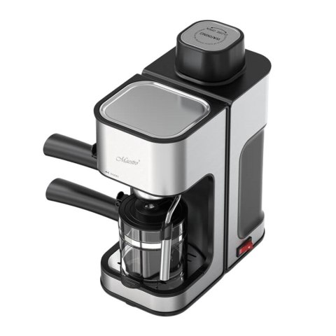 Feel-Maestro Kolbowy ekspres do kawy ze spieniaczem do mleka i podgrzewaczem na filiżankę MR-411