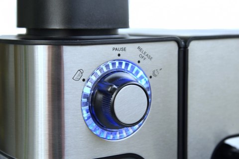 Feel-Maestro Kolbowy ekspres do kawy ze spieniaczem do mleka i podgrzewaczem na filiżankę MR-411