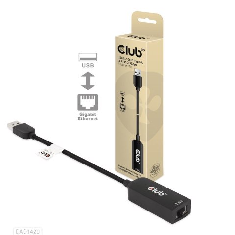 CLUB3D CAC-1420 karta sieciowa Ethernet 2500 Mbit/s