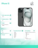 Apple IPhone 15 256GB - Czarny
