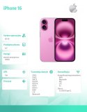 Apple IPhone 16 128GB - Różowy