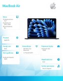 Apple MacBookAir 13 cali /10C GPU/16GB /512GB Czarny