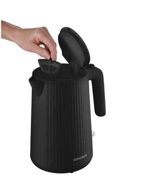 Concept Czajnik plastikowy 1,7L RK2391 czarny