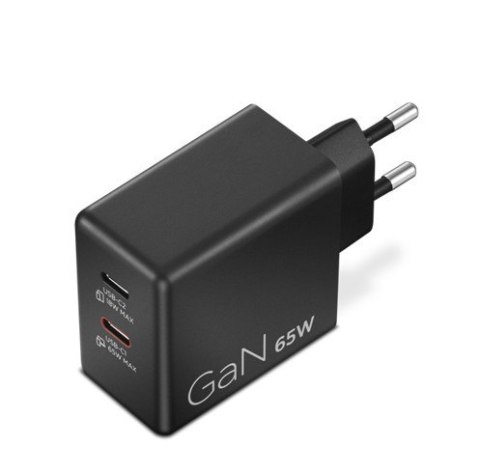 Lenovo Ładowarka Dual USB-C 65W GaN 40AW065BEU