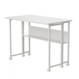 Maclean Biurko mobilne MC-126W 50 kg Białe