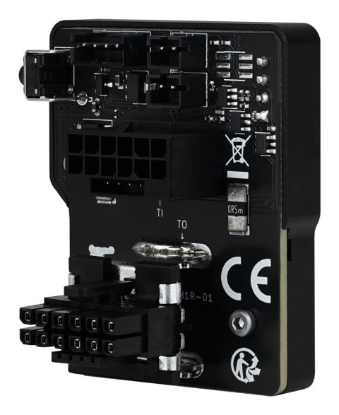 Termiczna karta graficzna Grizzly WireView Pro, 1x12VHPWR - odwrócona