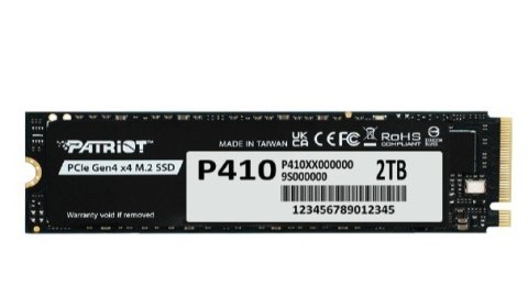 Patriot Dysk SSD 2TB P410 PCIe M.2 Gen4 x4 NVMe 1.4 2280 5000/4500MB/s