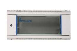 Extralink Szafa rack 4U 600x450 Szara montowana na ścianie