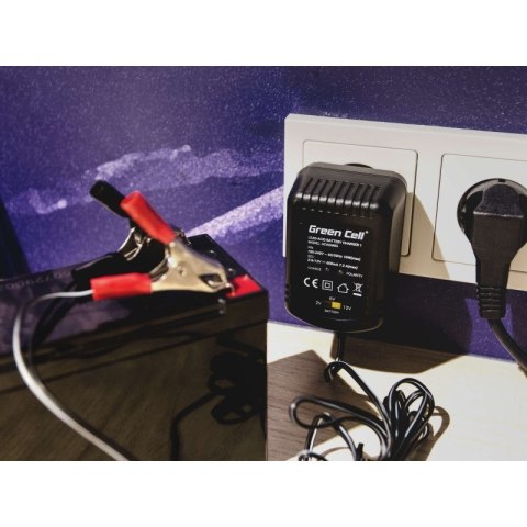 Green Cell Ładowarka, prostownik do AGM 6V/12V(0.6A)