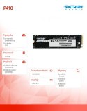 Patriot Dysk SSD 500GB P410 PCIe M.2 Gen4 x4 NVMe 1.4 2280 5000/2300MB/s