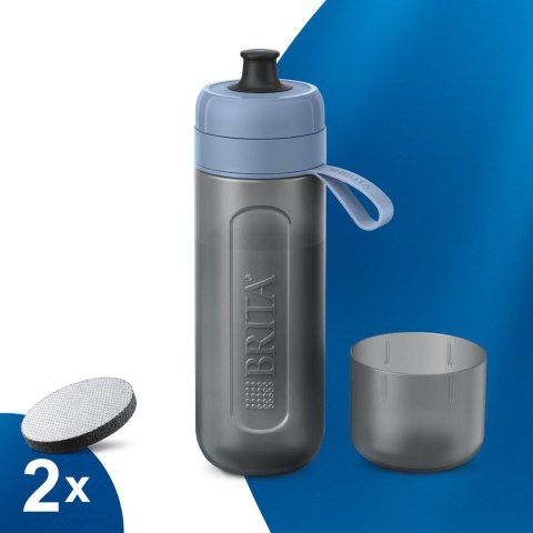 Butelka filtrująca Brita Active + 5 filtrów MicroDisc (pastelowy błękit)
